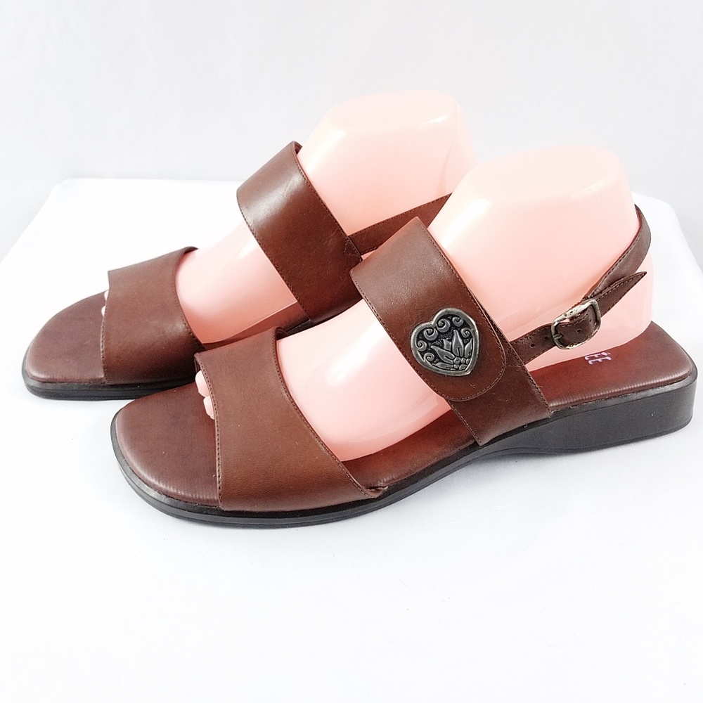 Glacee Womens Sandals Size 10M B Leather